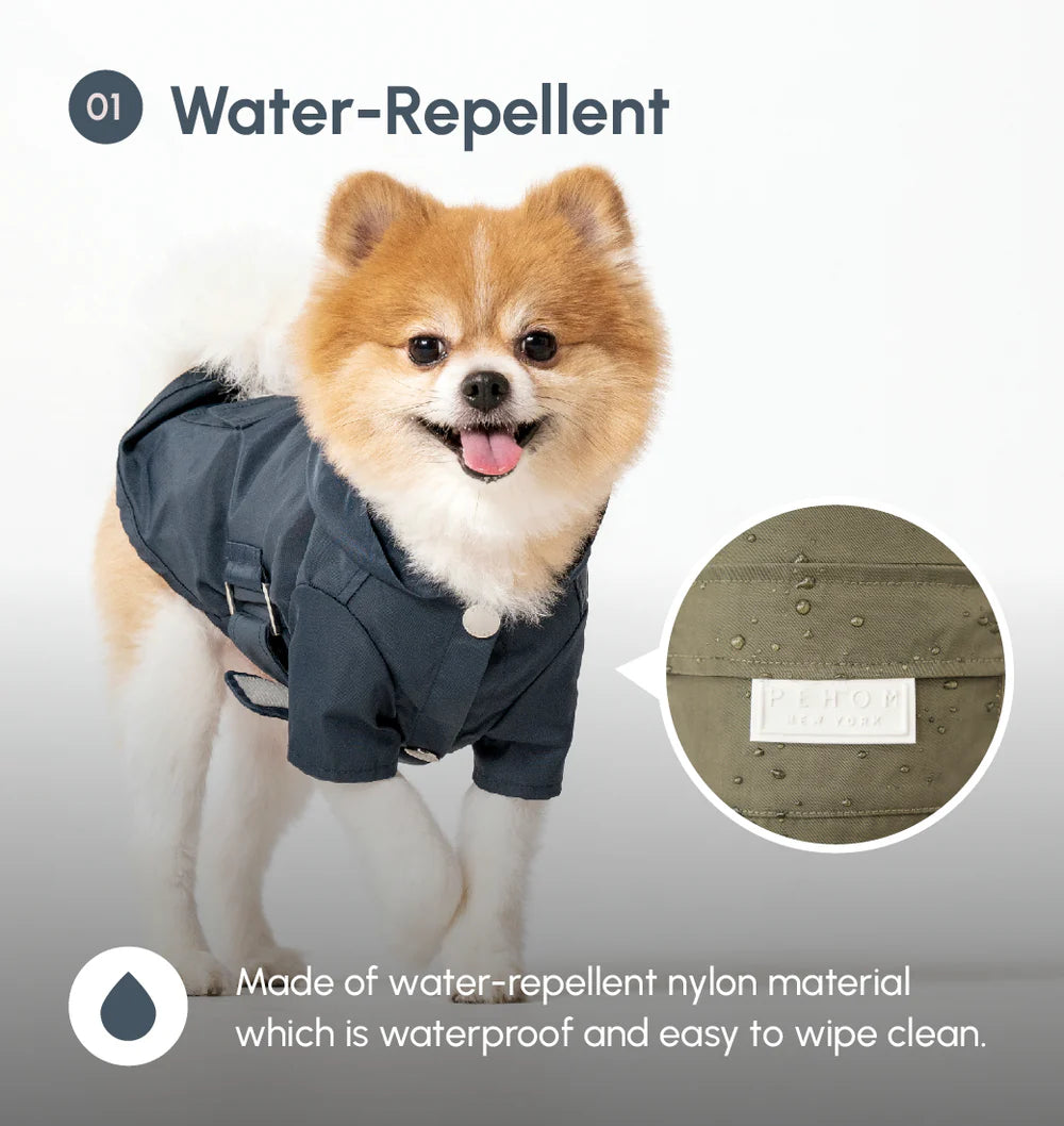 Bowery Raincoat - Blue