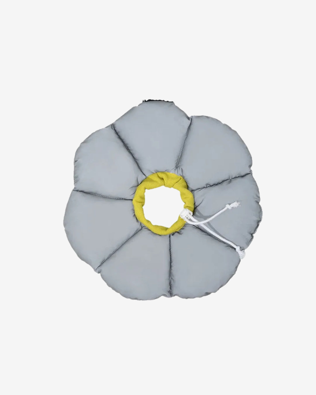 Floral Pet Recovery Collar - Silver Grey