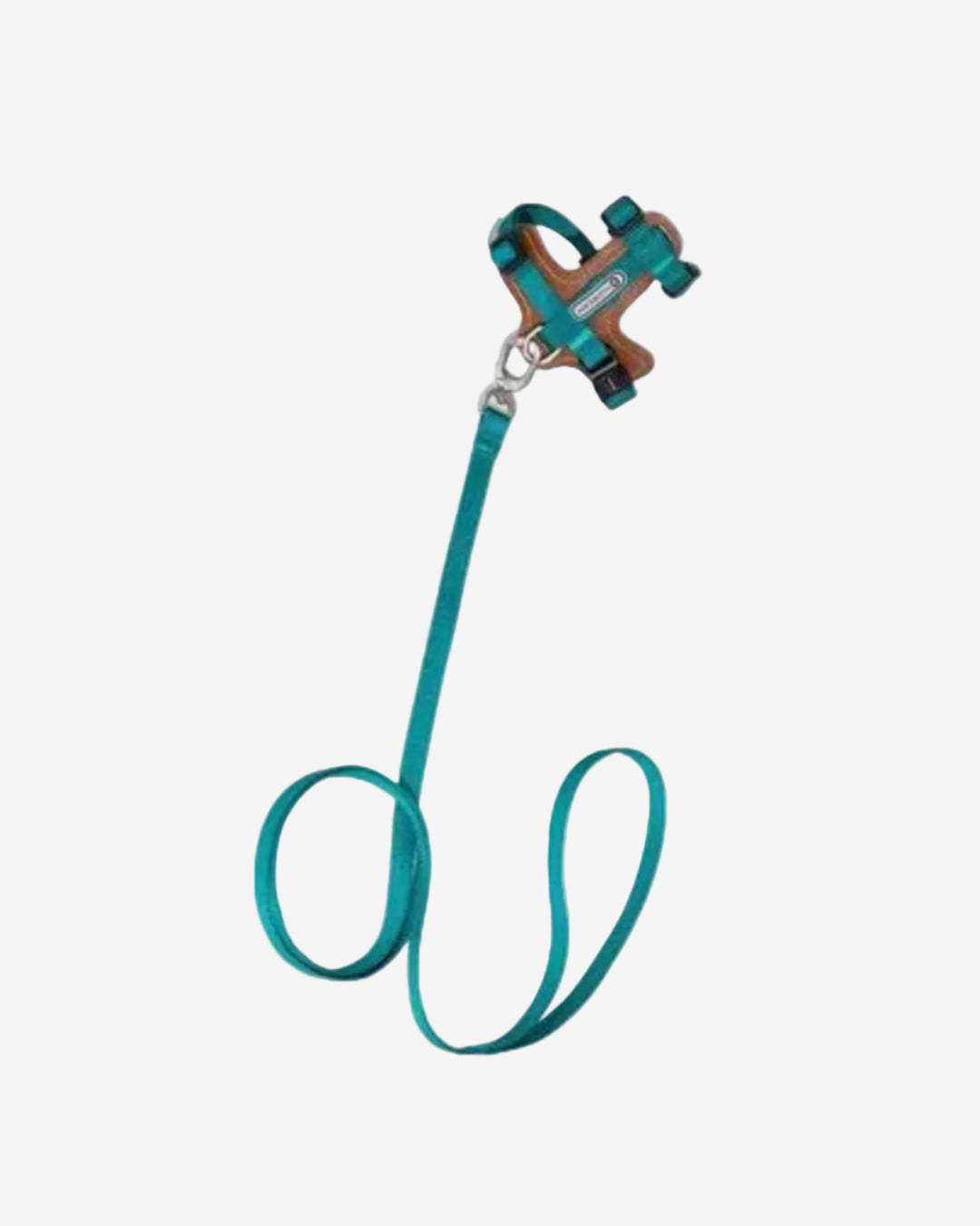 Premium Leather Cat Harness and Leash Set - Dark Red