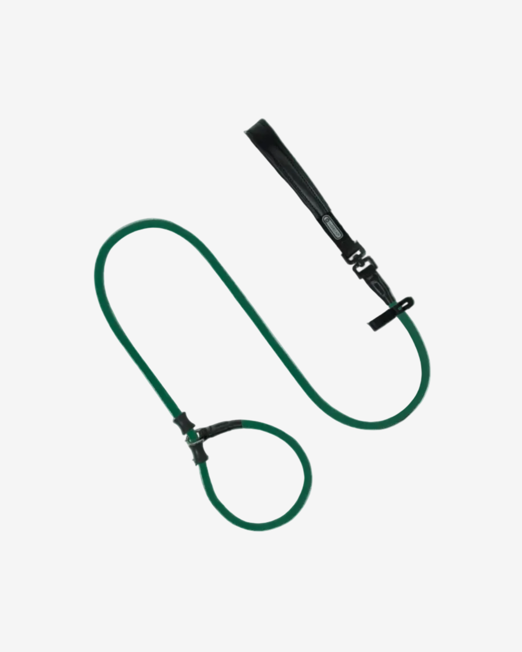 Leather Handle Training Dog Leash - Lisianthus Purple