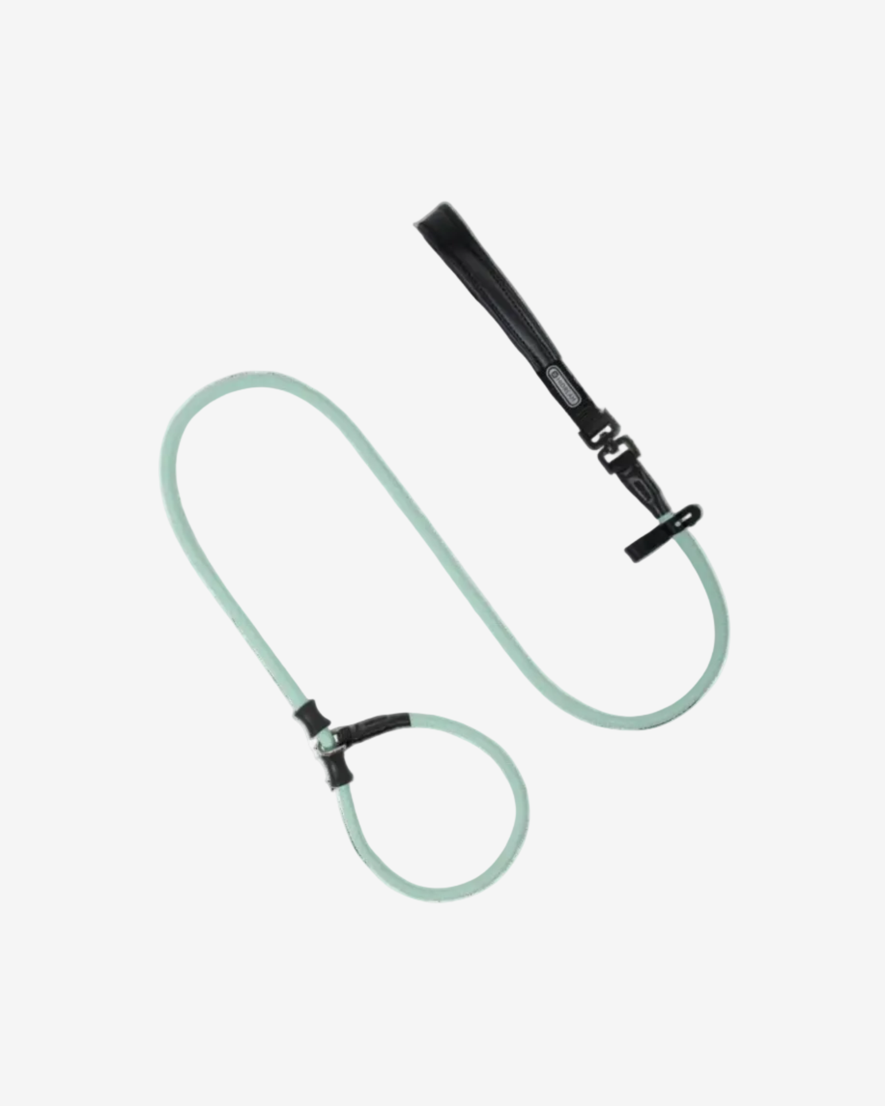 Leather Handle Training Dog Leash - Lisianthus Purple