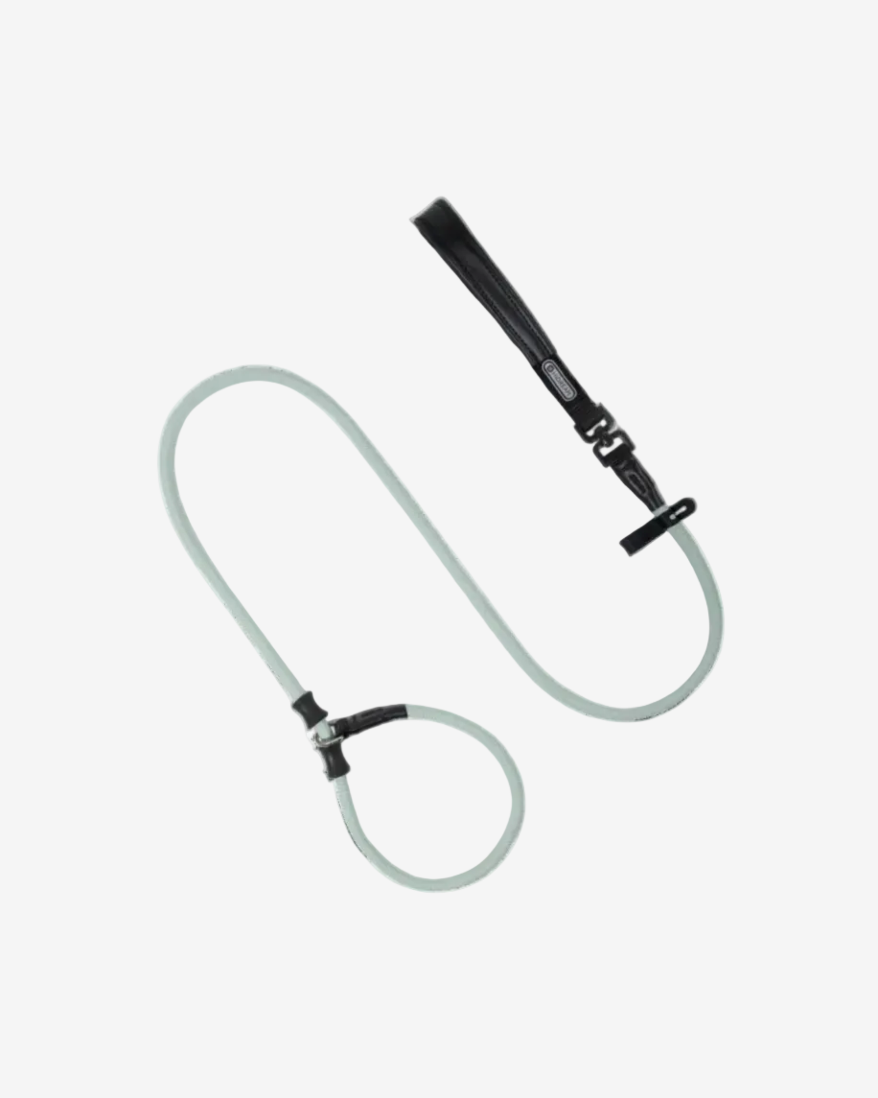 Leather Handle Training Dog Leash - Lisianthus Purple