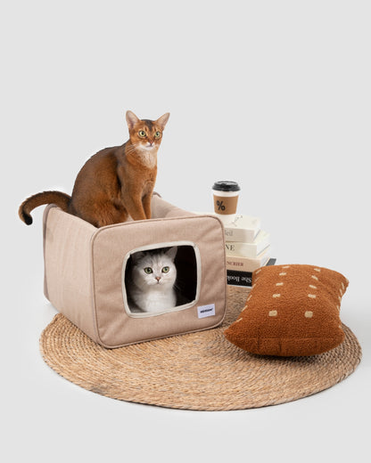 Foldable Cat Tunnel Bed