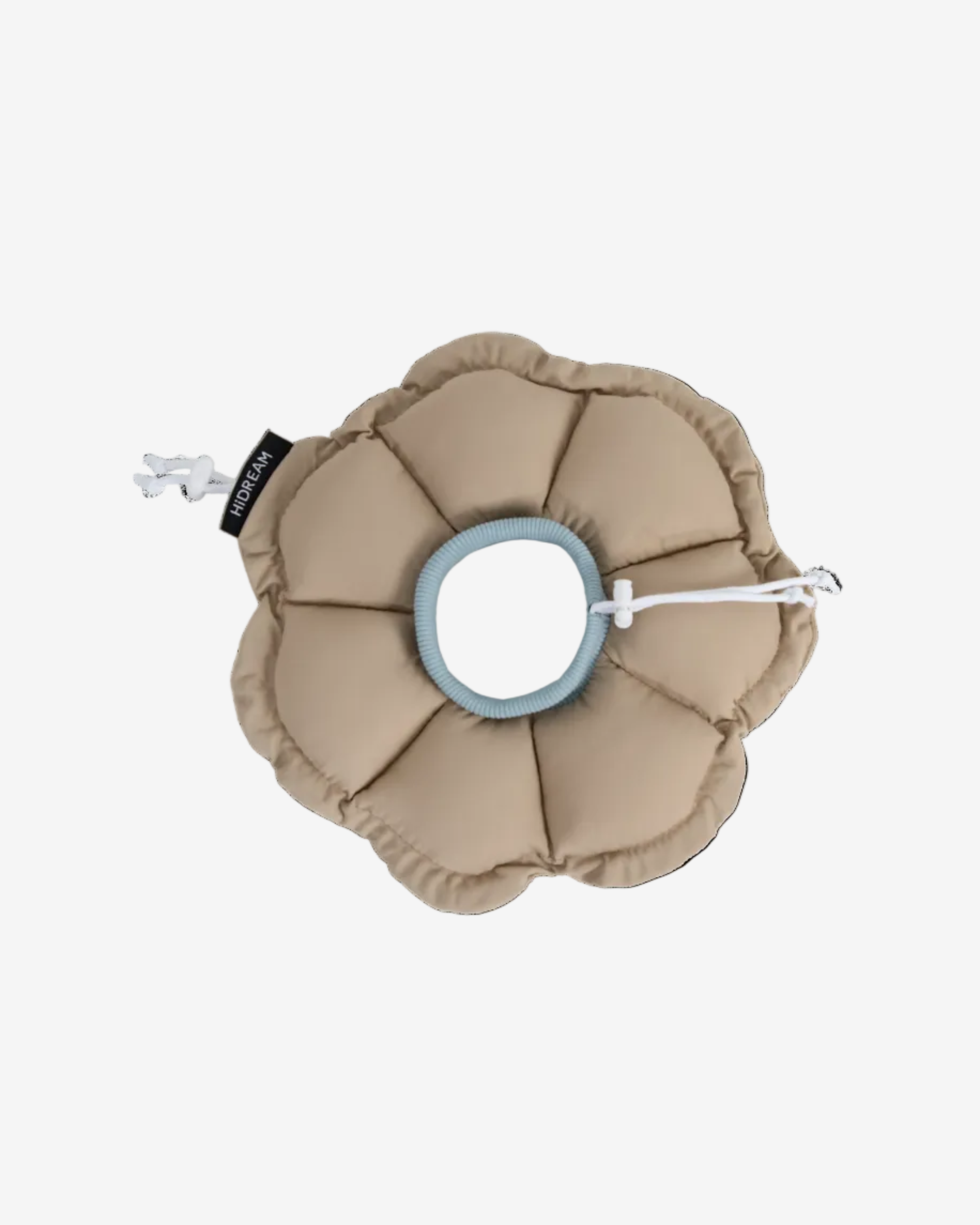 Floral Pet Recovery Collar Plus - Light Brown