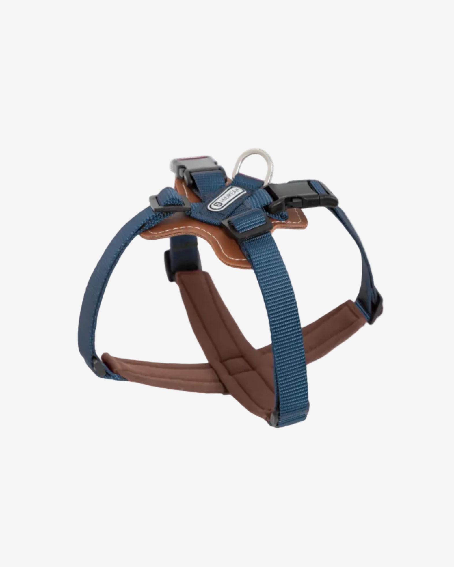 X-Shaped Trachea Protection Dog Harness - Dark Red