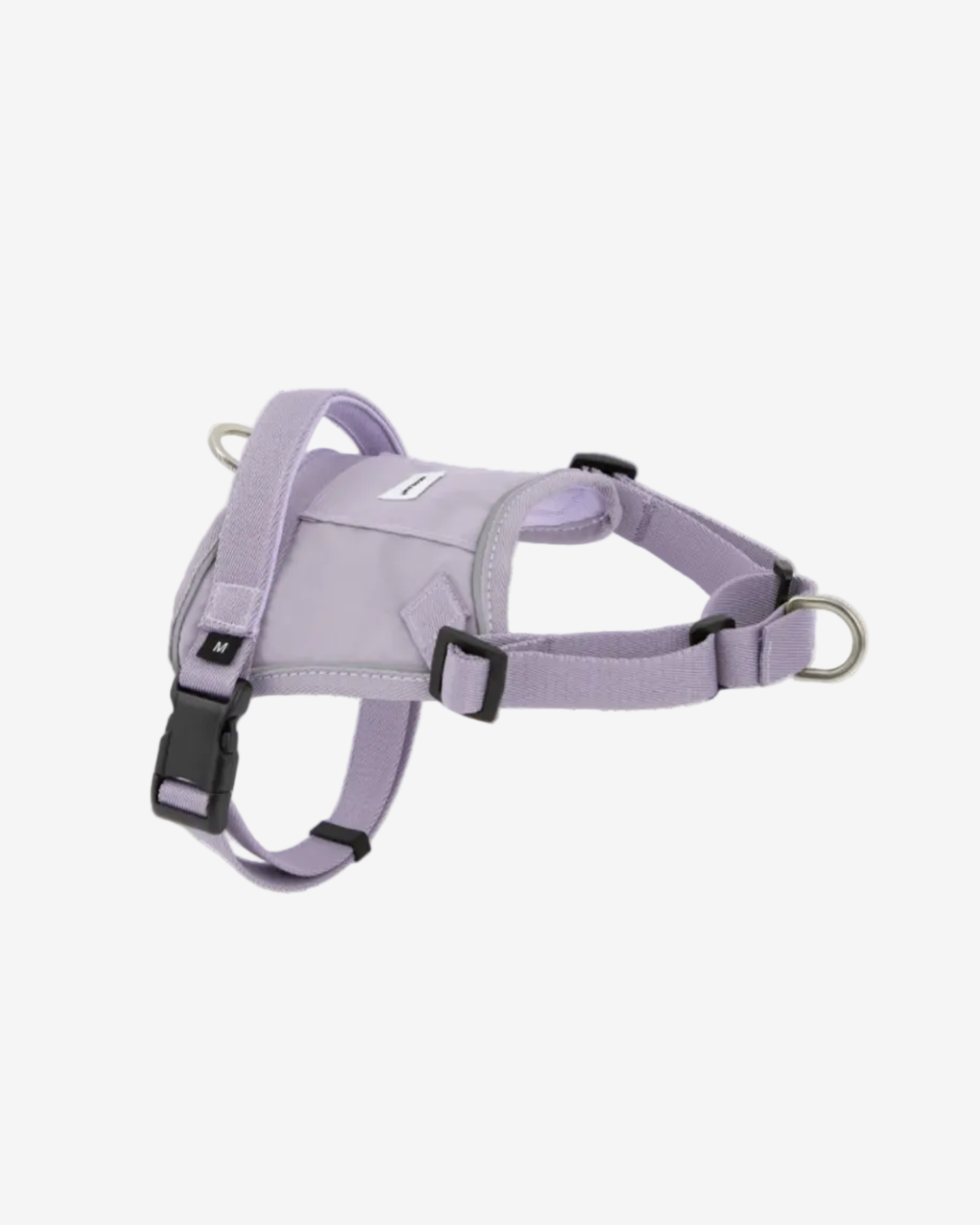 Vest-style anti-pull quick-fit dog harness in green, with adjustable straps and front D-ring.