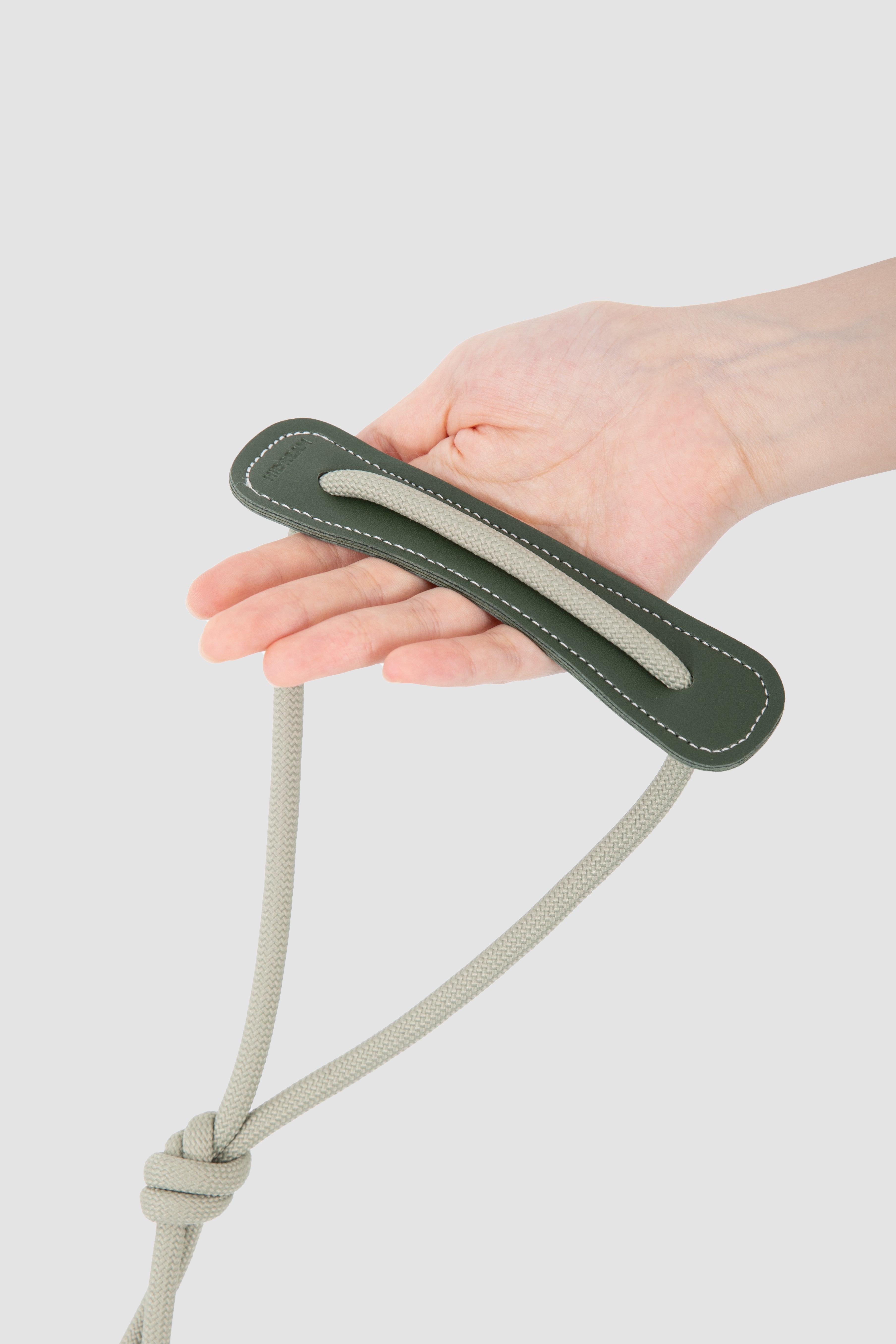 Leather Round Rope Dog Leash