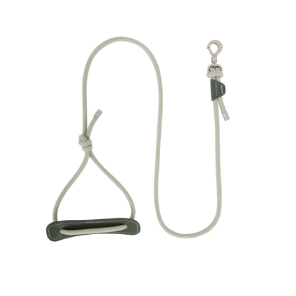 Leather Round Rope Dog Leash