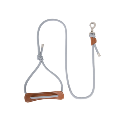 Leather Round Rope Dog Leash