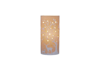 Deer & Bird Fabric Lamp