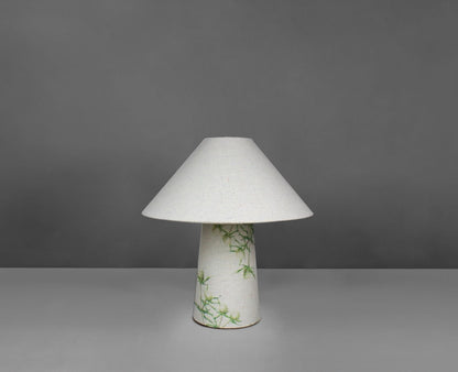 Thistles Green Fabric Lamps