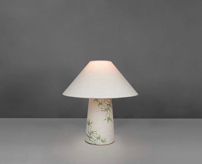 Thistles Green Fabric Lamps