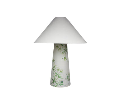 Thistles Green Fabric Lamps