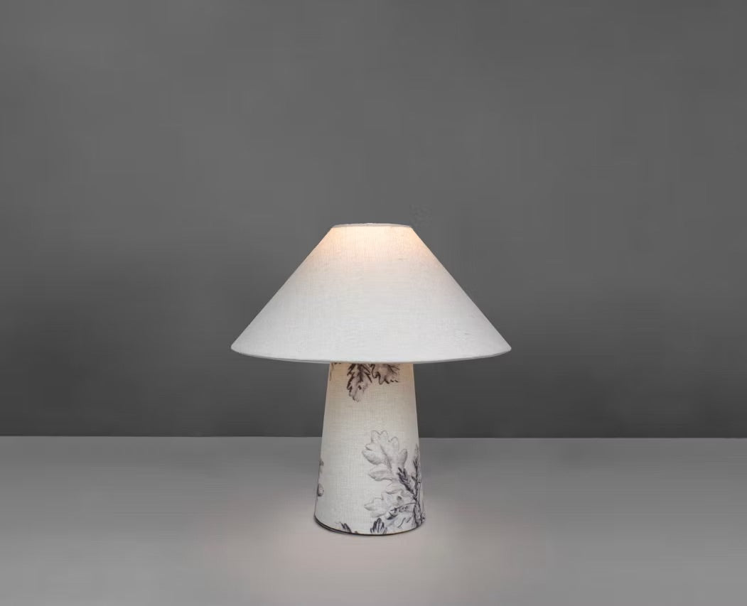 Oak Noir Fabric Lamps