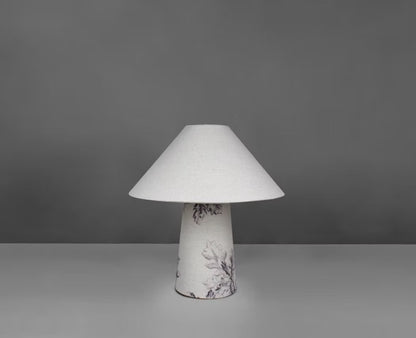 Oak Noir Fabric Lamps
