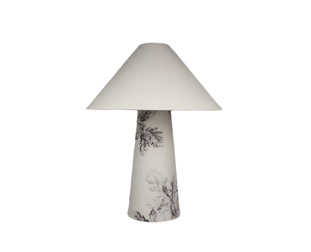 Oak Noir Fabric Lamps