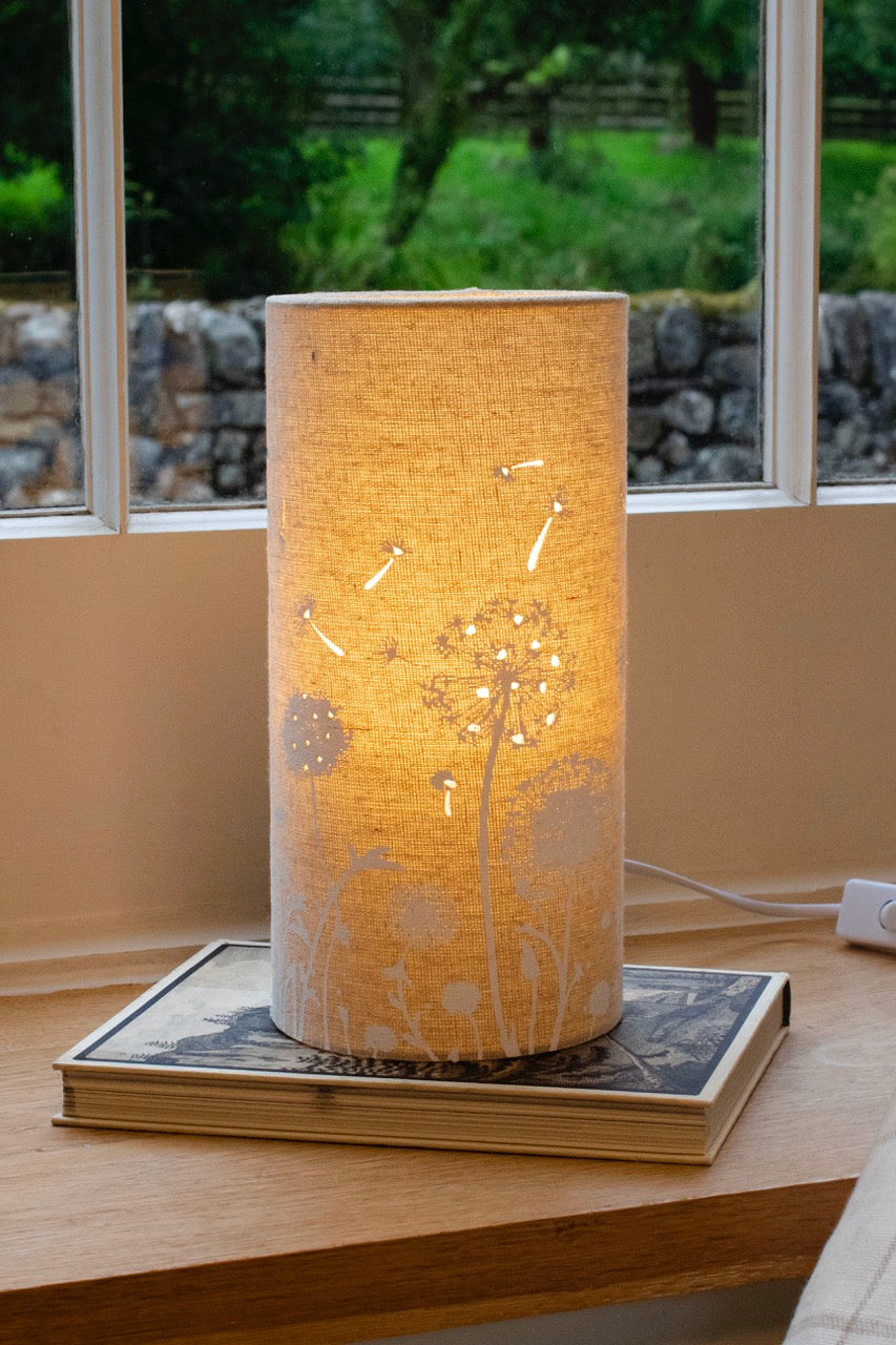Dandelions Fabric Lamp