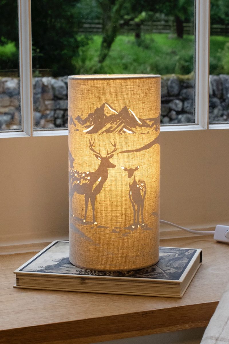 Deer Fabric Lamp