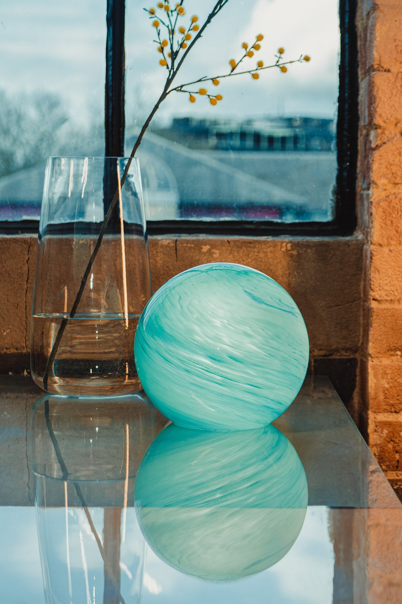 Pacific Reef Glass Lamp