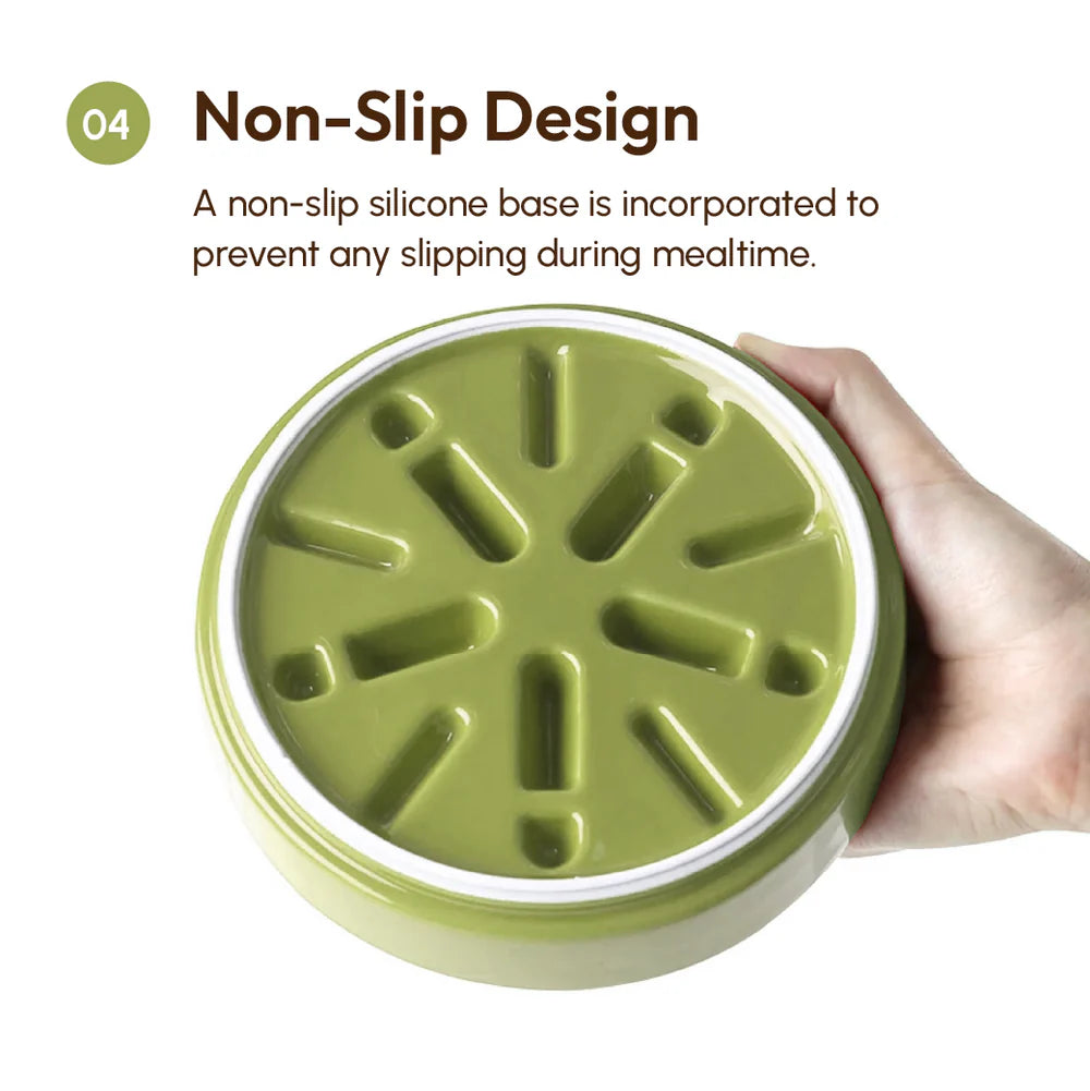 [MACRONI] Slow Feeder Dog Bowls - Purple