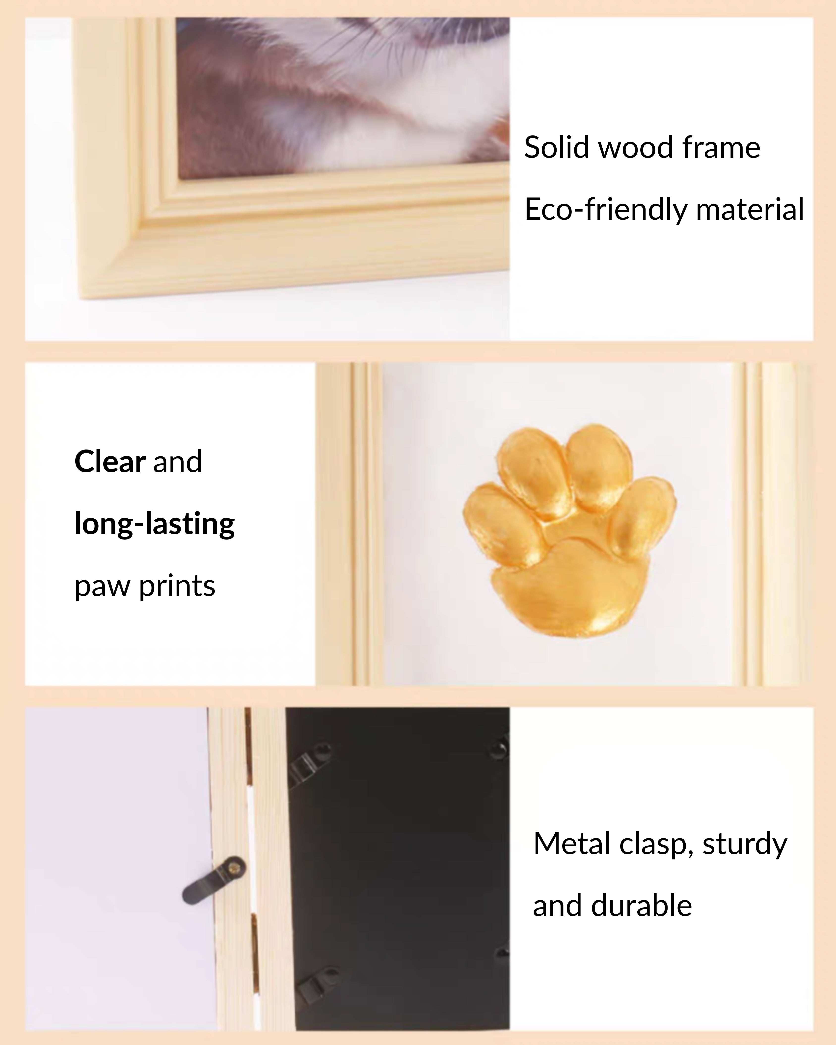 DIY Paw-print Photo Frame