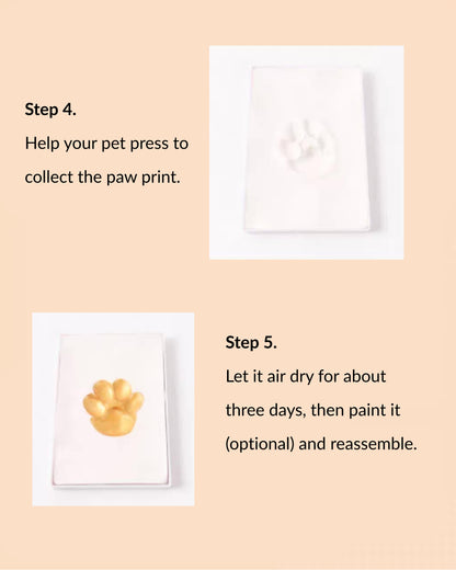 DIY Paw-print Photo Frame