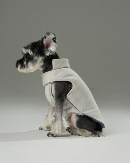 Reversible Dog Vest Jacket - Blue/White