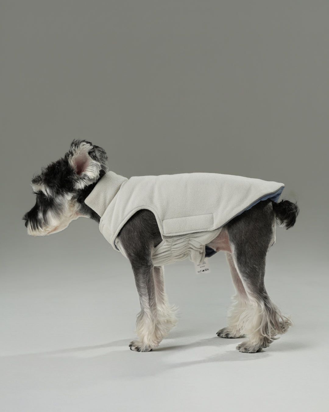 Reversible Dog Vest Jacket - Blue/White