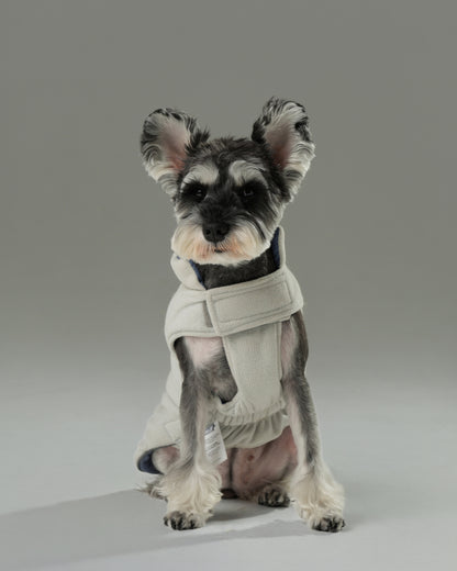 Reversible Dog Vest Jacket - Blue/White
