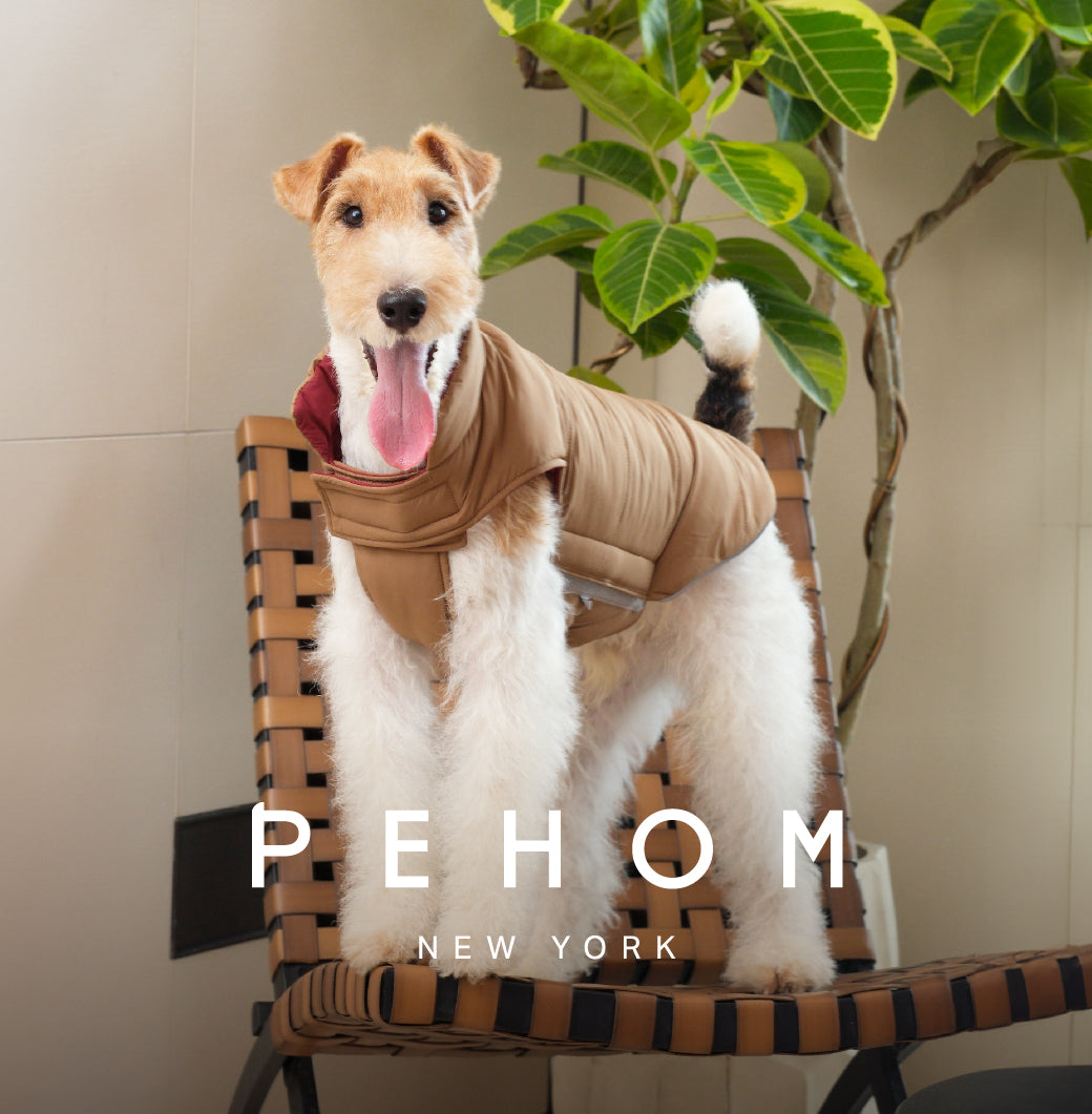 Reversible Dog Vest Jacket - Red/Brown