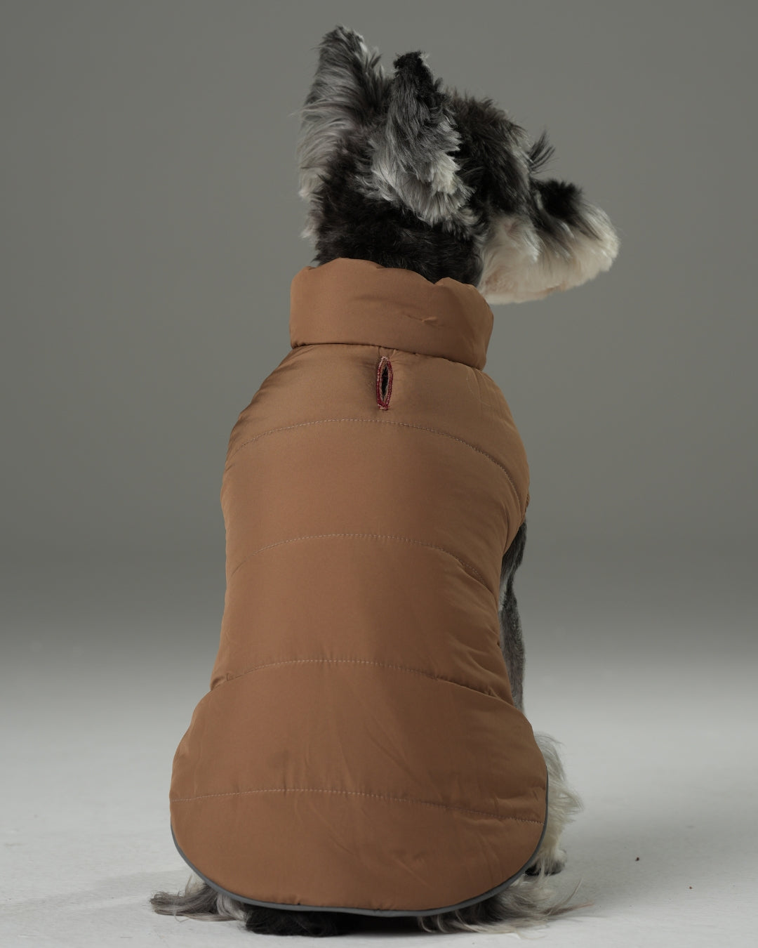 Reversible Dog Vest Jacket - Red/Brown