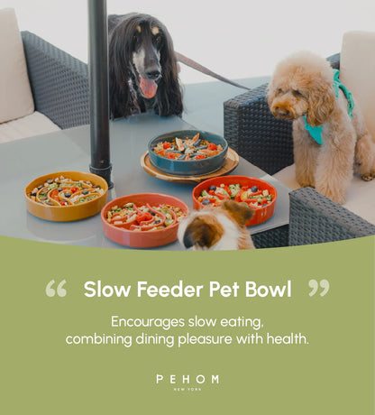 [SPARK] Slow Feeder Dog Bowls - Red