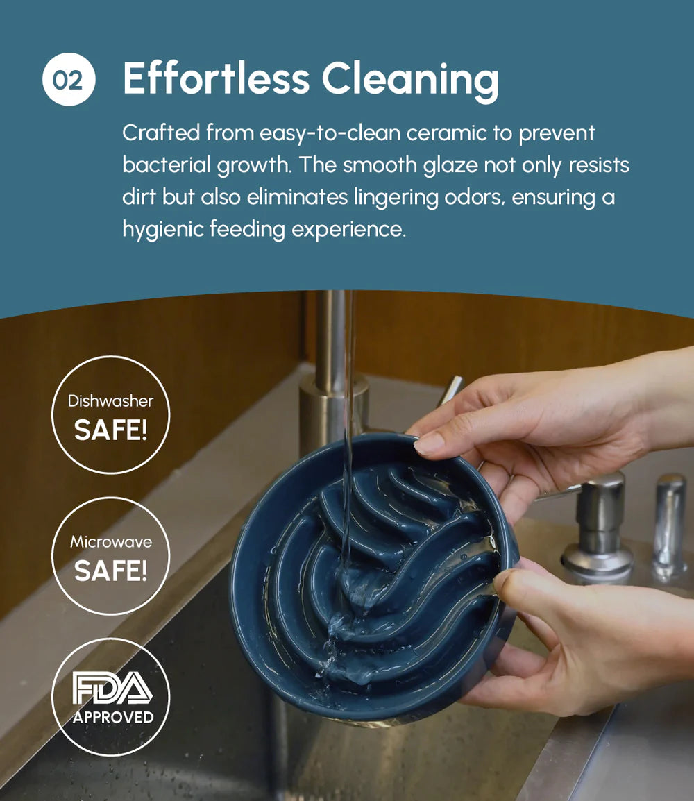 [SPARK] Slow Feeder Dog Bowls - Red