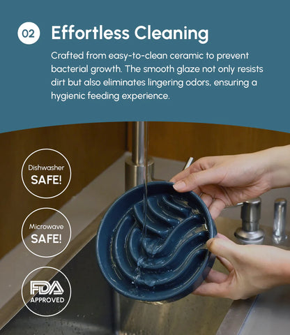 [SPARK] Slow Feeder Dog Bowls - Red