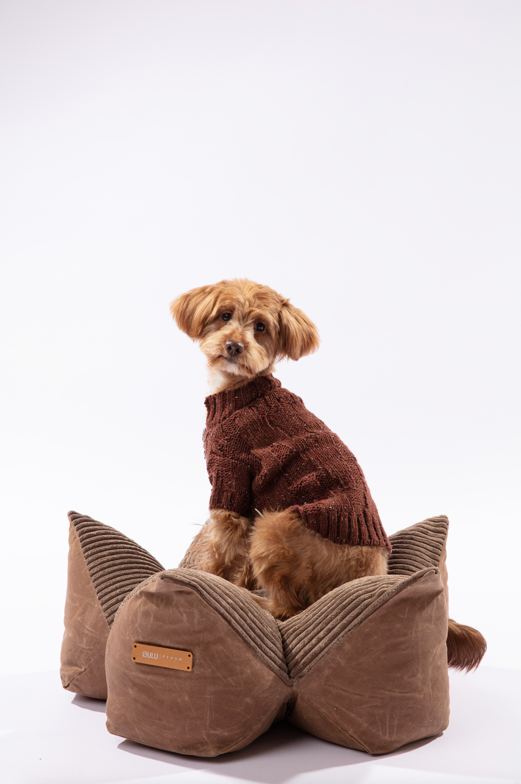 [OULU X Pehom] Cuddle Pet Pillow Bed - Canyon Brown