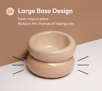 Soufflé Pet Bowl - Almond Beige