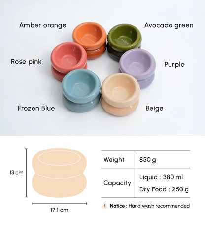 Soufflé Pet Bowl - Almond Beige