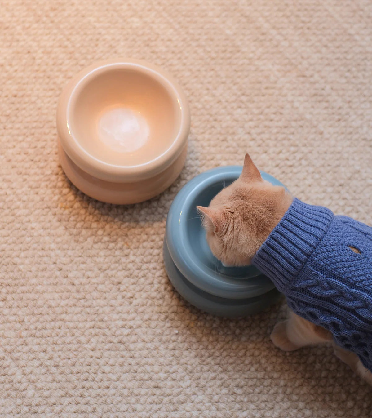 Soufflé Pet Bowl - Almond Beige