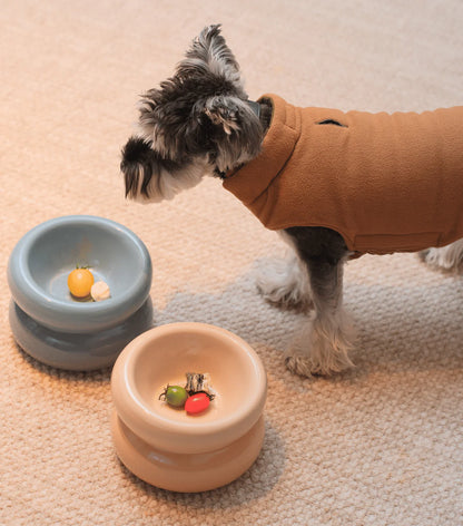 Soufflé Pet Bowl - Almond Beige