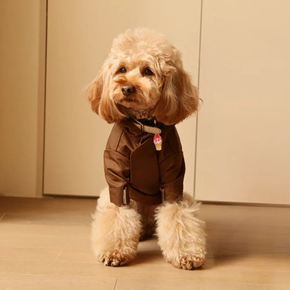 Tribeca Adjustable Velcro Raincoat - Choco
