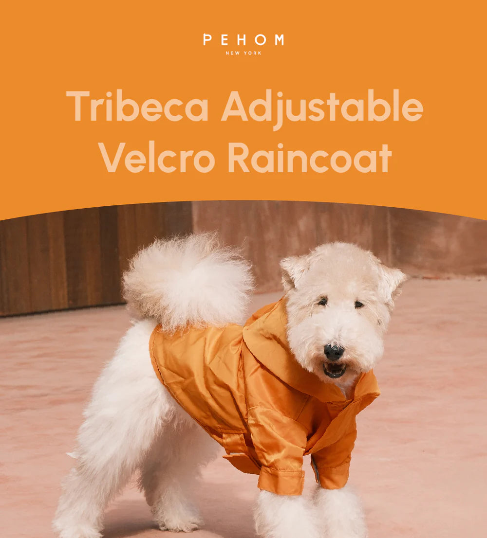 Tribeca Adjustable Velcro Raincoat - Egg Yolk