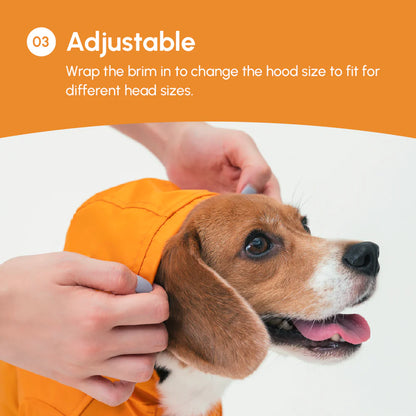 Tribeca Adjustable Velcro Raincoat - Egg Yolk