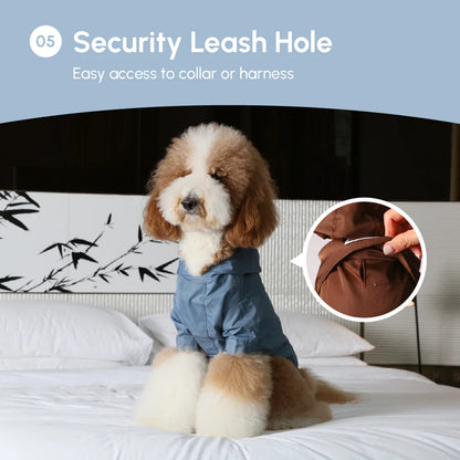 Tribeca Adjustable Velcro Raincoat - Light Blue