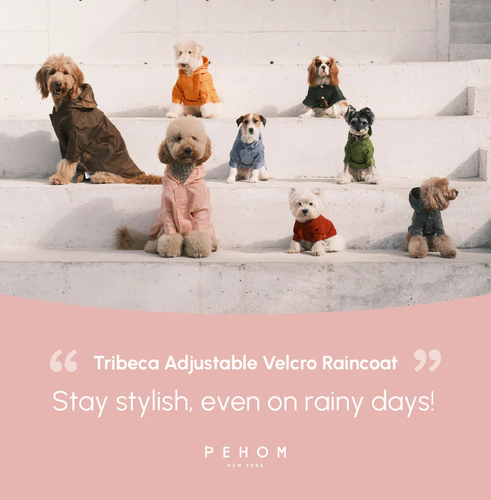 Tribeca Adjustable Velcro Raincoat - Light Pink