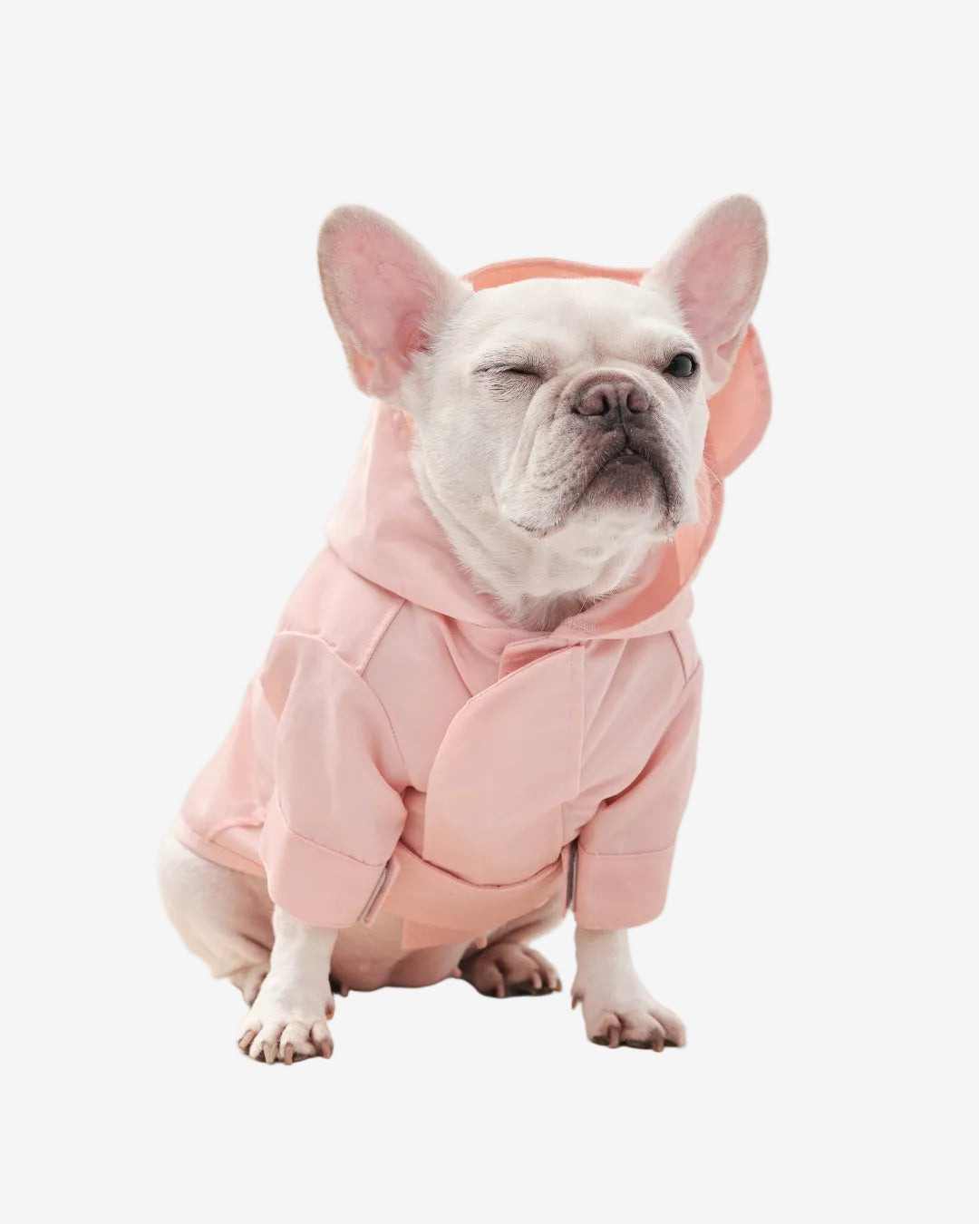 Tribeca Adjustable Velcro Raincoat - Light Pink