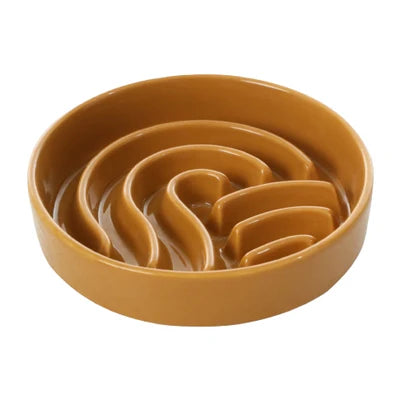[WAVE] Slow Feeder Dog Bowls - Orange