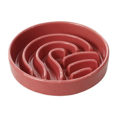 [WAVE] Slow Feeder Dog Bowls - Pink