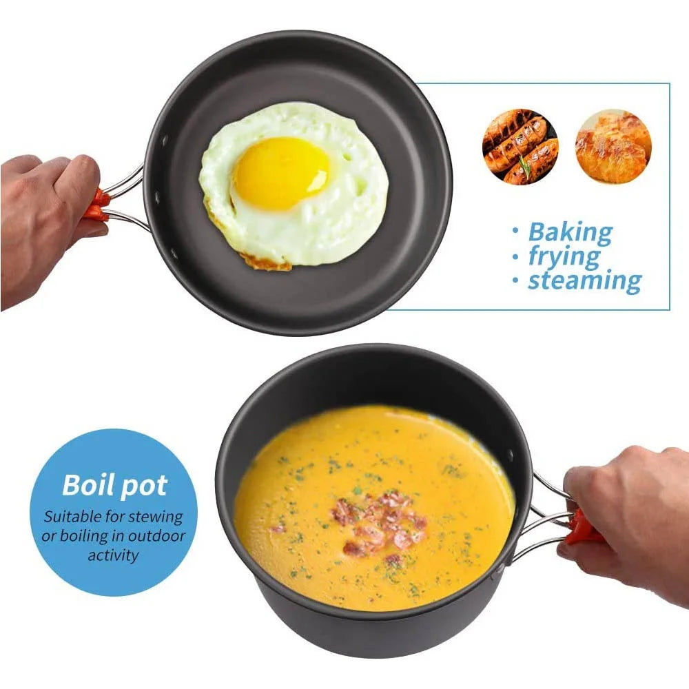 Aluminum Camping Cookware Set