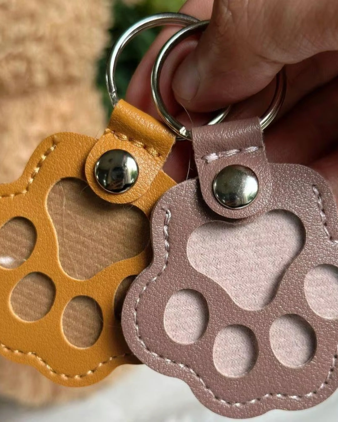 Pet Hair Keychain