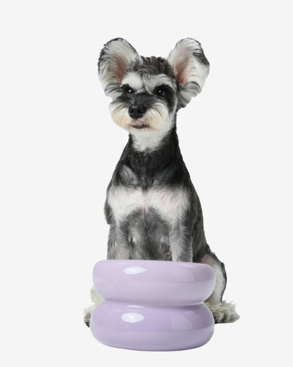Soufflé Pet Bowl - Lavender Purple